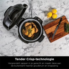 Ninja Foodi OP100EU Multifunctional Cooking Appliance 1460W - Black | Versatile, Powerful & Efficient Culinary Tool